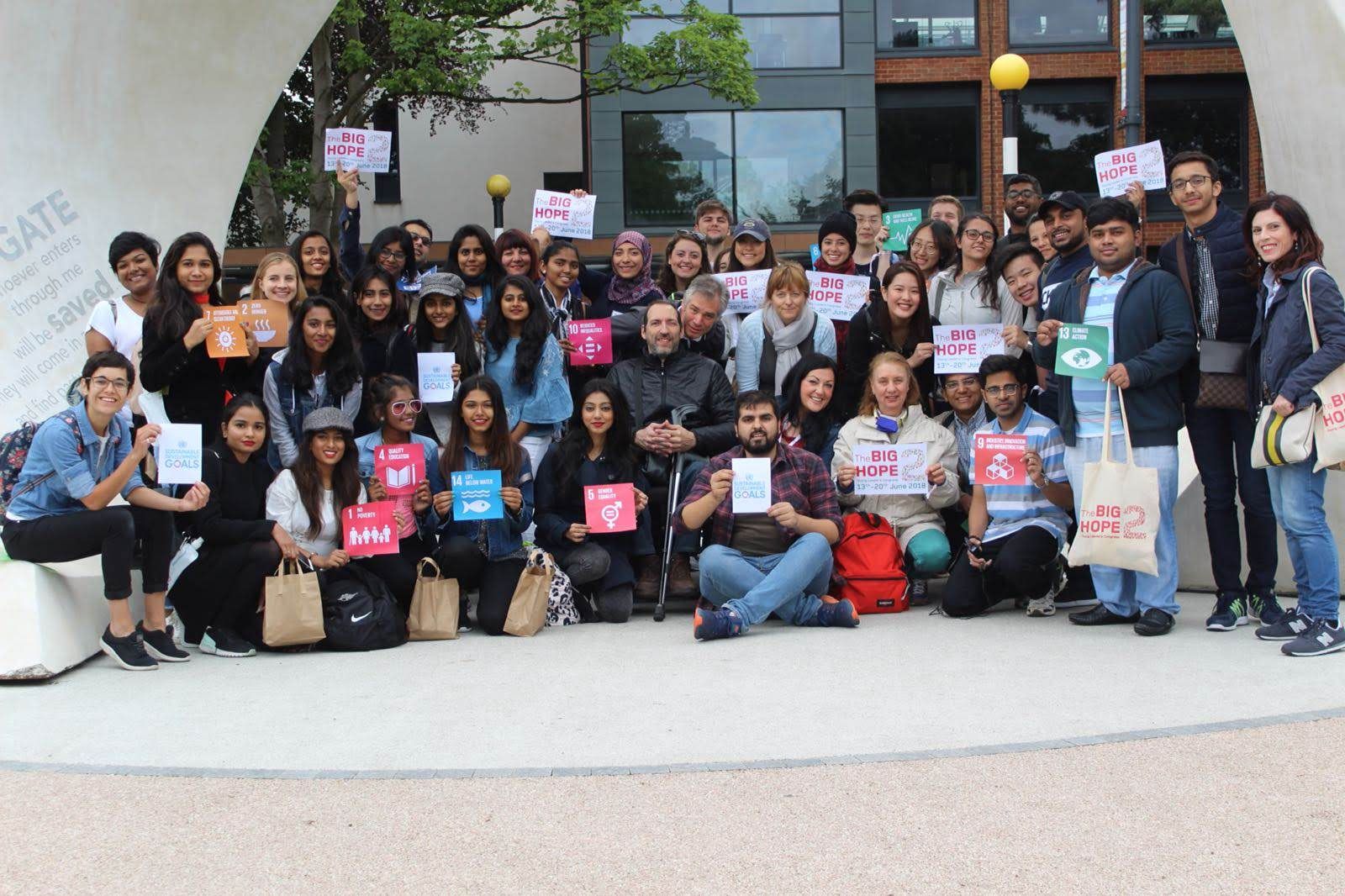 International Big Hope 2 delegates gathered at Liverpool Hope University.